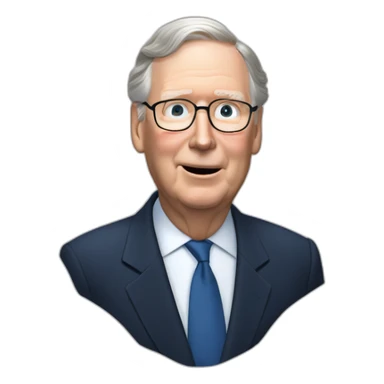 mitch mcconnell freezing up sticker
