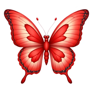 The text « Ingénieuses » with a red butterfly beside it so it looks like a word with an emoji  sticker