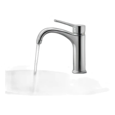 45-degree angle faucet sticker