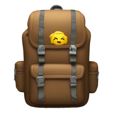 backpack for hike sticker