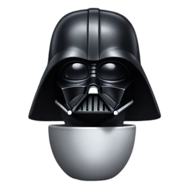 Darth vader on WC sticker