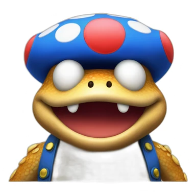 Mario toad sticker