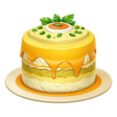 create an animated image of a causa, the food sticker