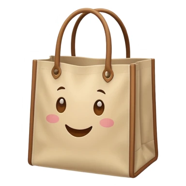 cartoon market bag, do not add stripes and make it empty sticker