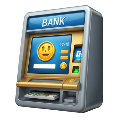 bank atm sticker