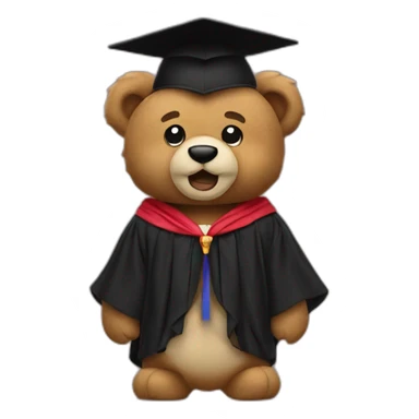 kanye west graduation bear sticker