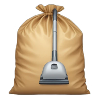 vacuum cleaner bag sticker