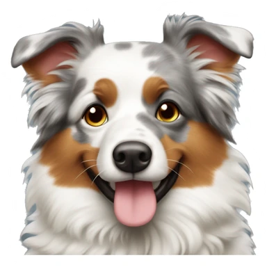 Berger australien rouge merle  sticker