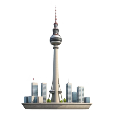 berlin television tower sticker