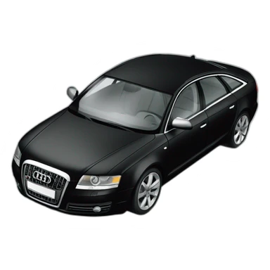 drive Audi A6 modèle 2008 couleur noire sticker