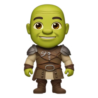Funko Pop Figure Shrek sticker