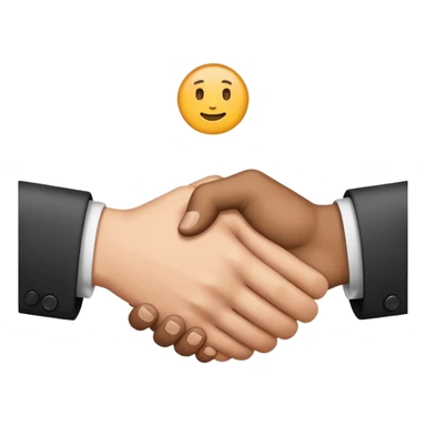 business handshake sticker