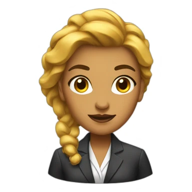wall street woman boss sticker