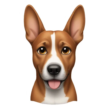 emoji doing peace sign with dog ears sticker