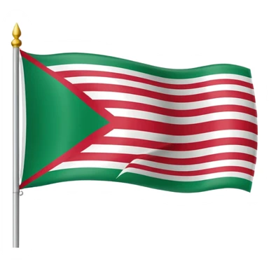 The flag of Chechnya sticker