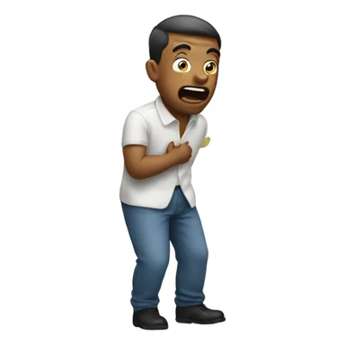 Man farting  sticker