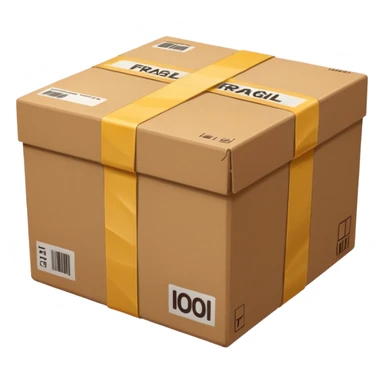 fragile box content sticker