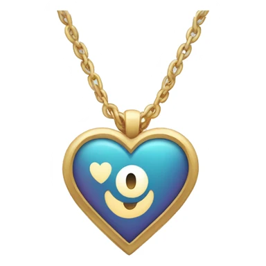 Heart shaped necklace  sticker