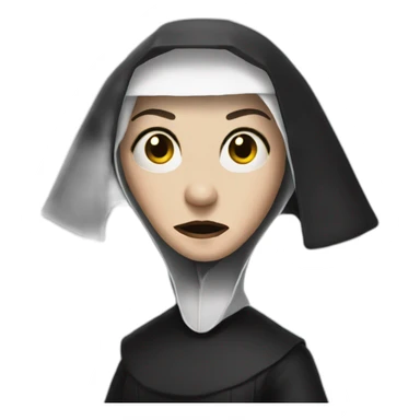 the nun horror movie sticker