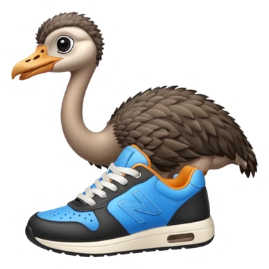  ostrich-in-sneakers sticker