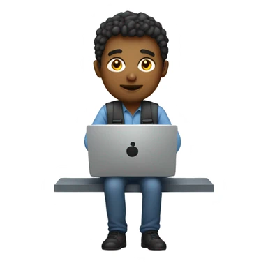 developer with laptop sticker