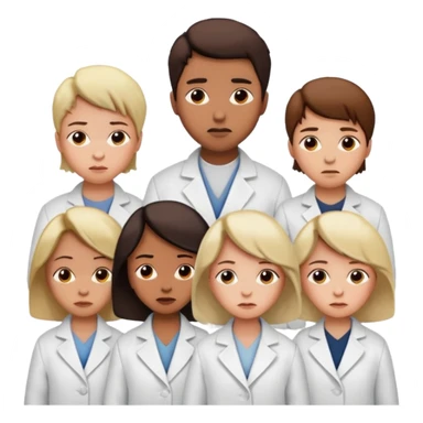 "Pod 1", a group of people, are sad sticker