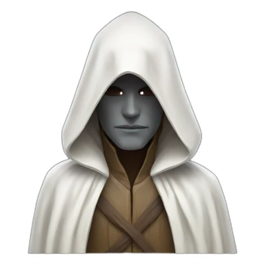 cosmic-jedi-hood-white sticker