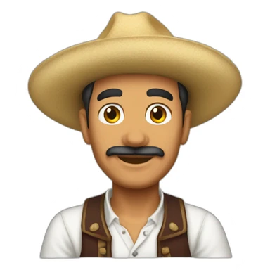 Panchito José p.tinto sticker