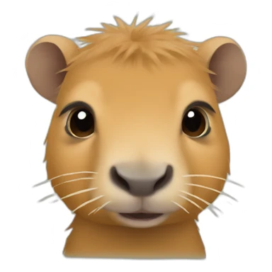 baby capybara sticker