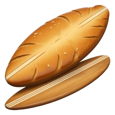 Bread on the surfboard sticker