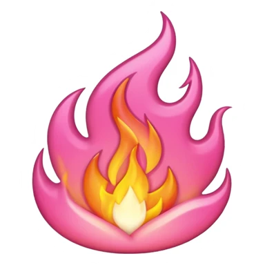 Lửa màu hồng  sticker
