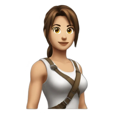laracroft fullbody sticker