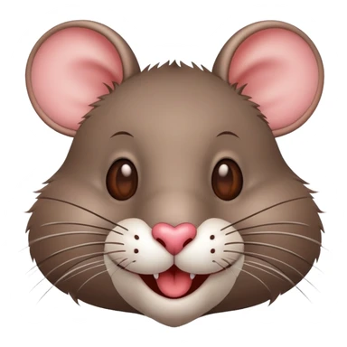 rat with heart eyes sticker