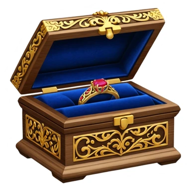 wedding ring box sticker