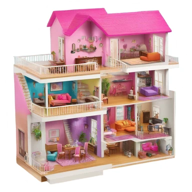 Barbie dream house sticker