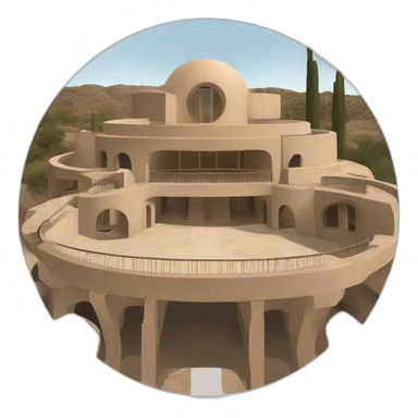 arcosanti ciry sticker