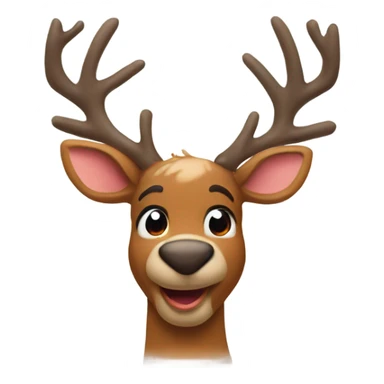 Rudolph the red-nosed reindeer sticker
