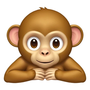monkey sun tanning sticker