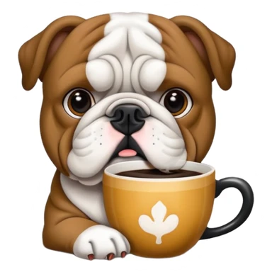 bulldog frances negra con cejas cafe sticker