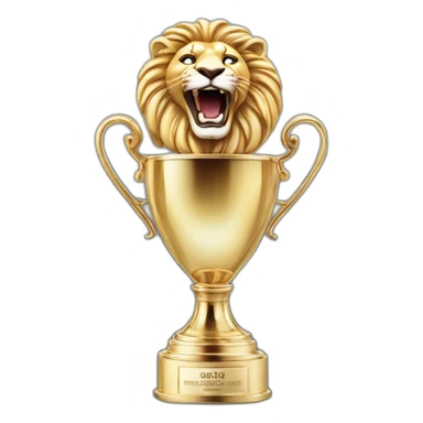 cannes lions trophy sticker