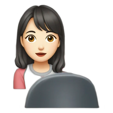 Kim Min-jeong watching itaewon class sticker