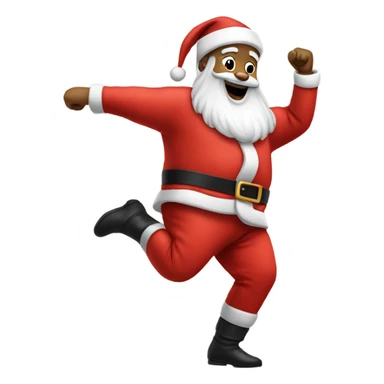 Santa twerking sticker