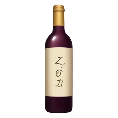 bottle of wine  sticker