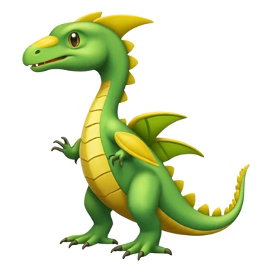 Helioptile-Tropius-Grovyle-fusion (full body) sticker