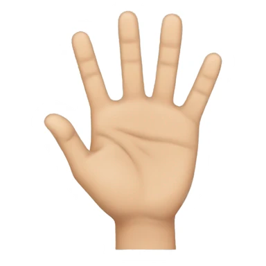 Two finger hand position  sticker