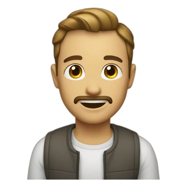 Chat qui parle français sticker