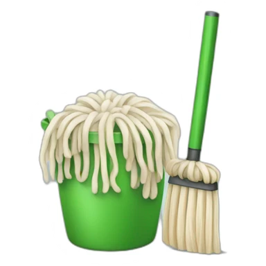 mop around green checkbox sticker