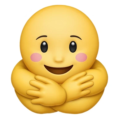 Make a emoji about a hug sticker