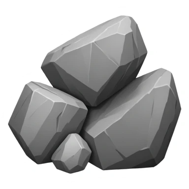 Moving rocks  image in professional look sticker