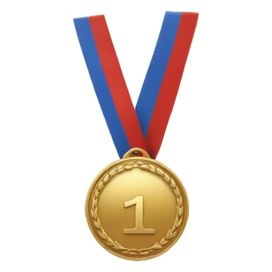 Royal 1st place medal sticker